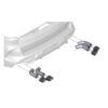 Original BMW M Performance F95 X5M, F96 X6M titanium and carbon exhaust tips - 18302464501