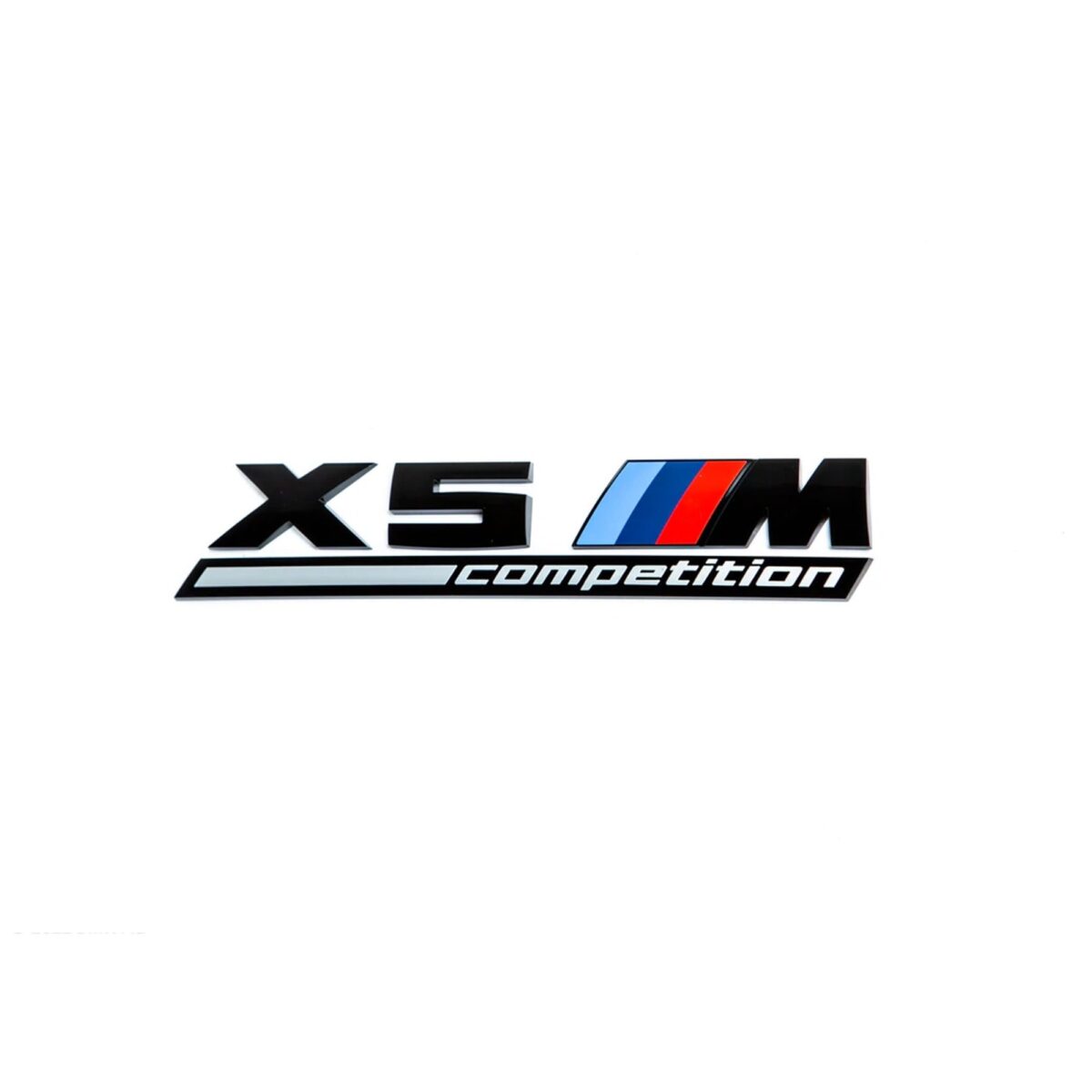 PaddleShifterz BMW F95 X5M Competition Trunk Emblem Abzeichen glänzend schwarz 51148096408
