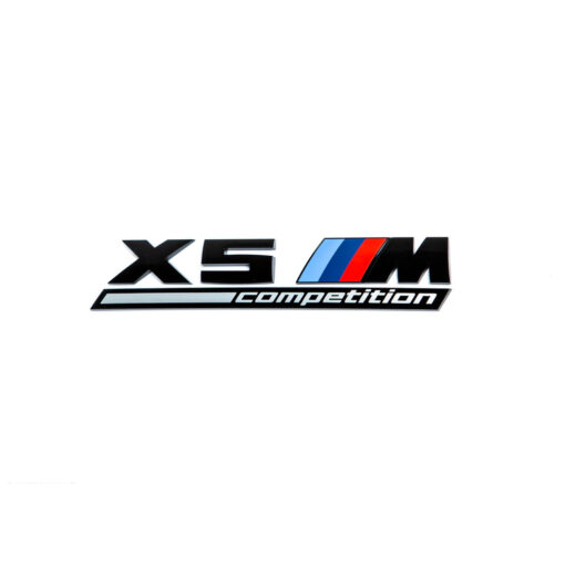 PaddleShifterz BMW F95 X5M Competition Trunk Emblem badge gloss black 51148096408