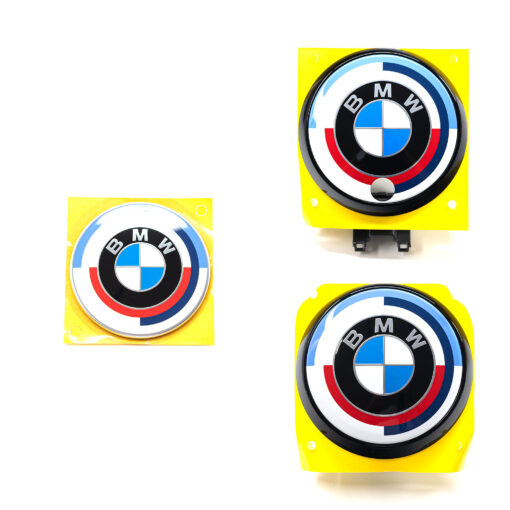 PaddleShifterz OEM BMW 50 year M anniversary emblem 51 11 7 886 545 51148087199 51148087198