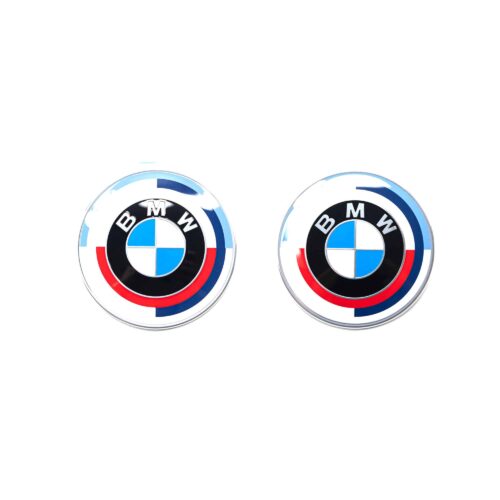 PaddleShifterz OEM BMW 50 year M anniversary emblem 51148087194 51148087189