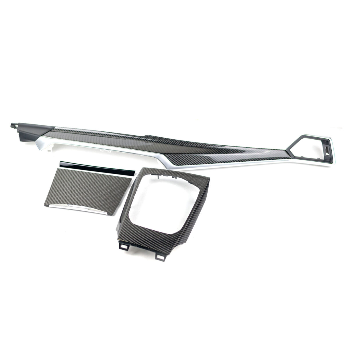 PaddleShifterz OEM BMW Gloss Carbonfaser Interieur Kit - für Fahrzeuge mit dem gebogenen Display 1