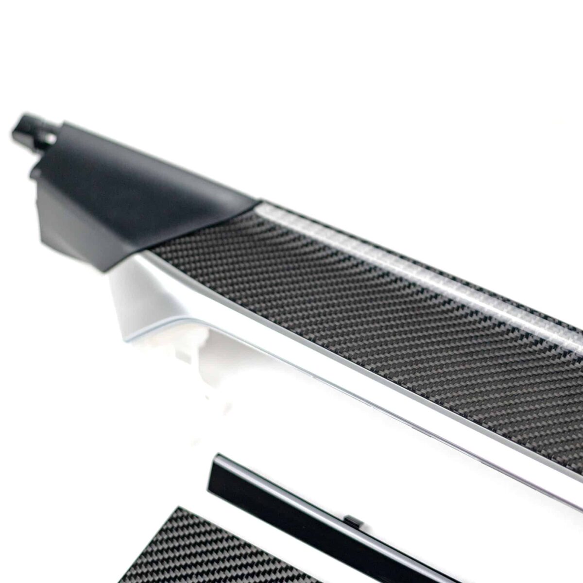 OEM BMW Gloss carbon fiber interior trim kit, curved display – Bild 6