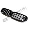 Side top view of OEM BMW M Perf F90 LCI Carbon front grille – 51712469540