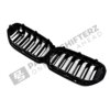 Rear side view of the OEM BMW M Perf F90 LCI Carbon front grille – 51712469540