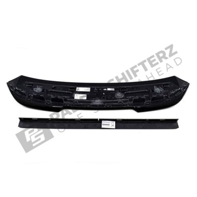 Bottom view of OEM BMW M Performance Gloss black roof spoiler – 51622473006