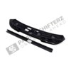 Bottom side view of OEM BMW M Performance Gloss black roof spoiler – 51622473006
