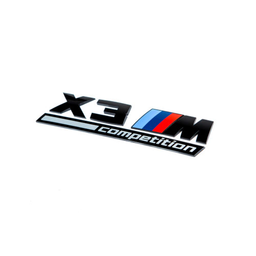 PaddleShifterz OEM BMW X3M Competition F97 gloss black badge 51148077609