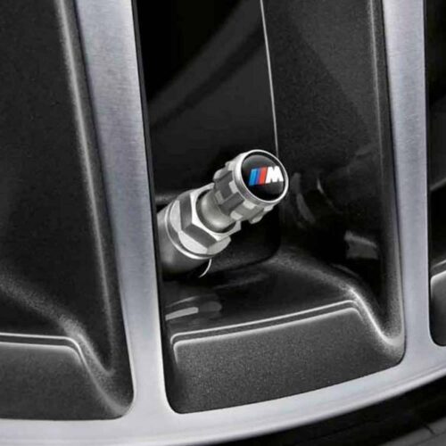 PaddleShifterz OEM BMW valve caps set of 4 - BMW M logo - 36122447402
