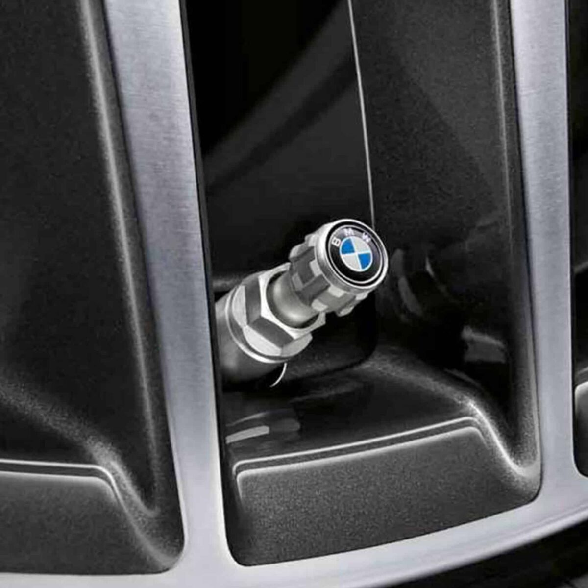PaddleShifterz OEM BMW valve caps set of 4 - BMW logo - 36122447401