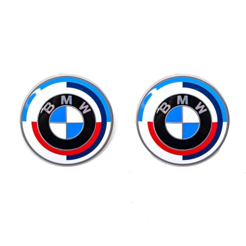 PaddleShifterz Original BMW 50 Year M hood and trunk badges - F96 X6M badges 50 year M