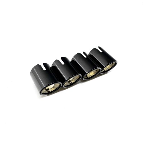 Original BMW F90 M5 black chrome exhaust tips - 18108072035