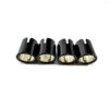 Original BMW F90 M5 black chrome exhaust tips 18108072035