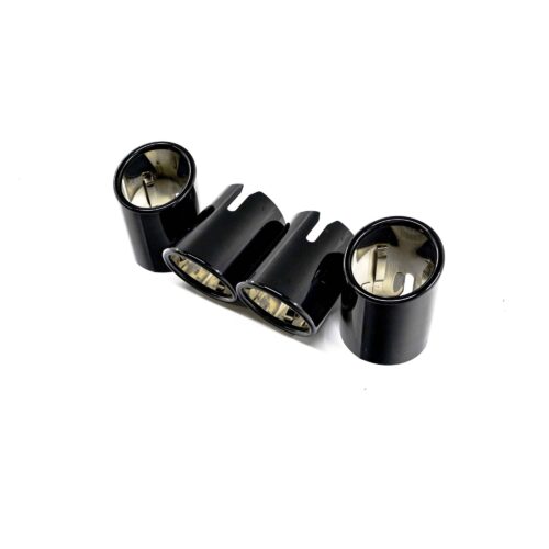 OEM BMW F90 M5 black chrome exhaust tips 18108072035