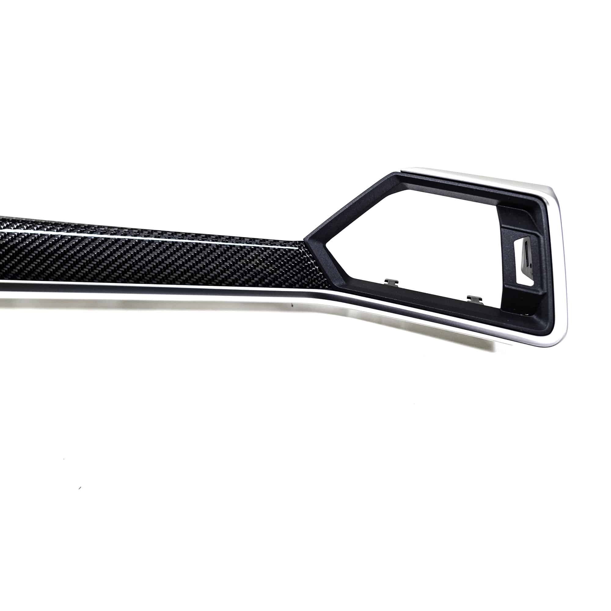 OEM BMW carbon dashboard trim - 51458094579, 51458094580