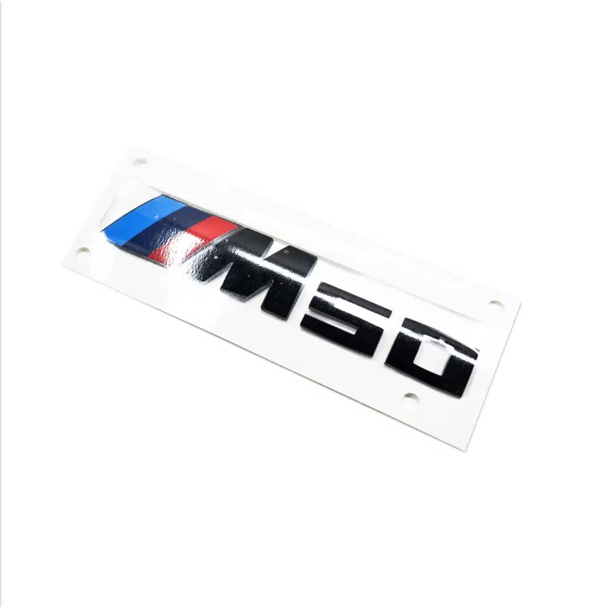 Original BMW i4 G26 M50 Black Badge – Genuine BMW Emblem