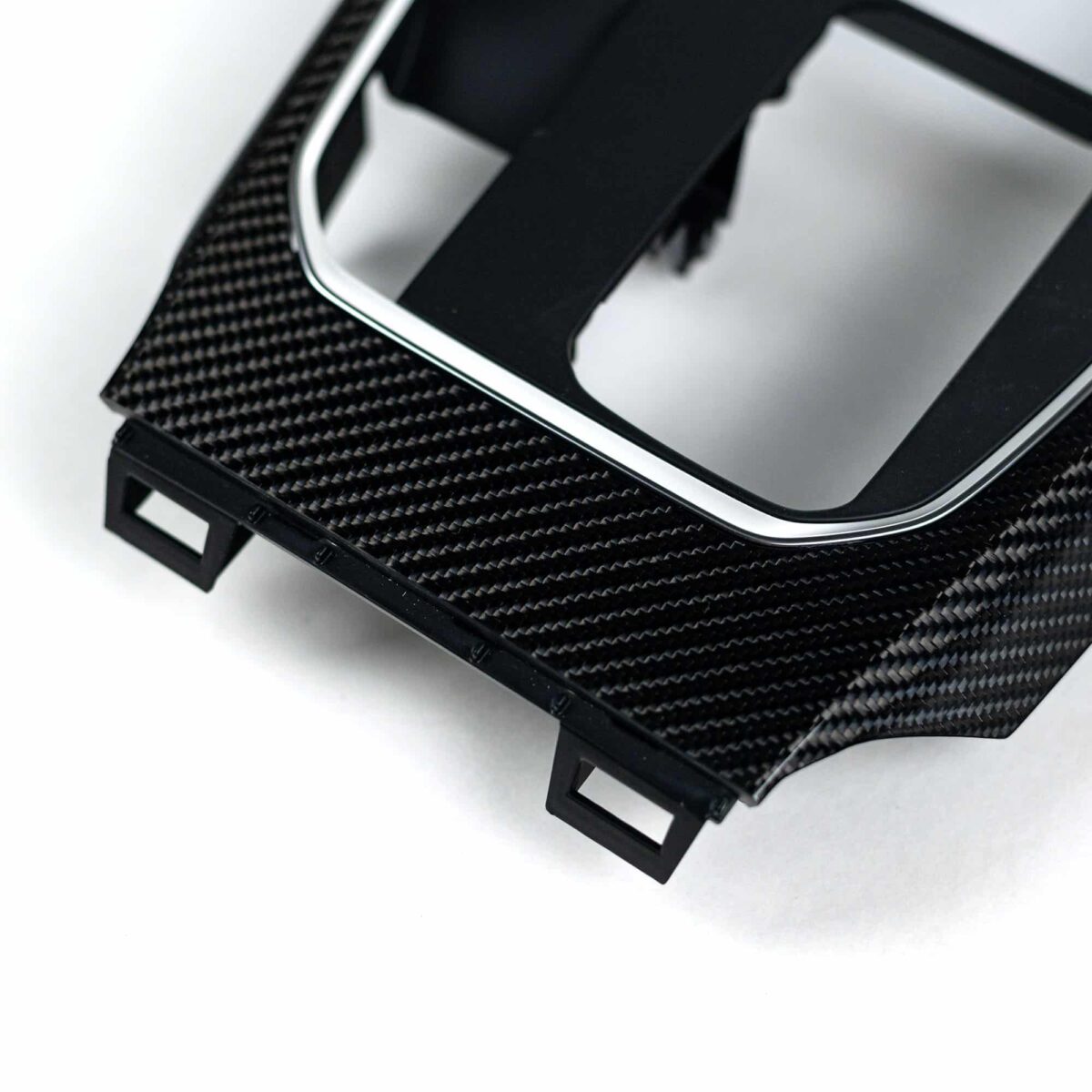 OEM BMW Gloss carbon fiber interior trim kit – G80, G82 Manual - Image 8