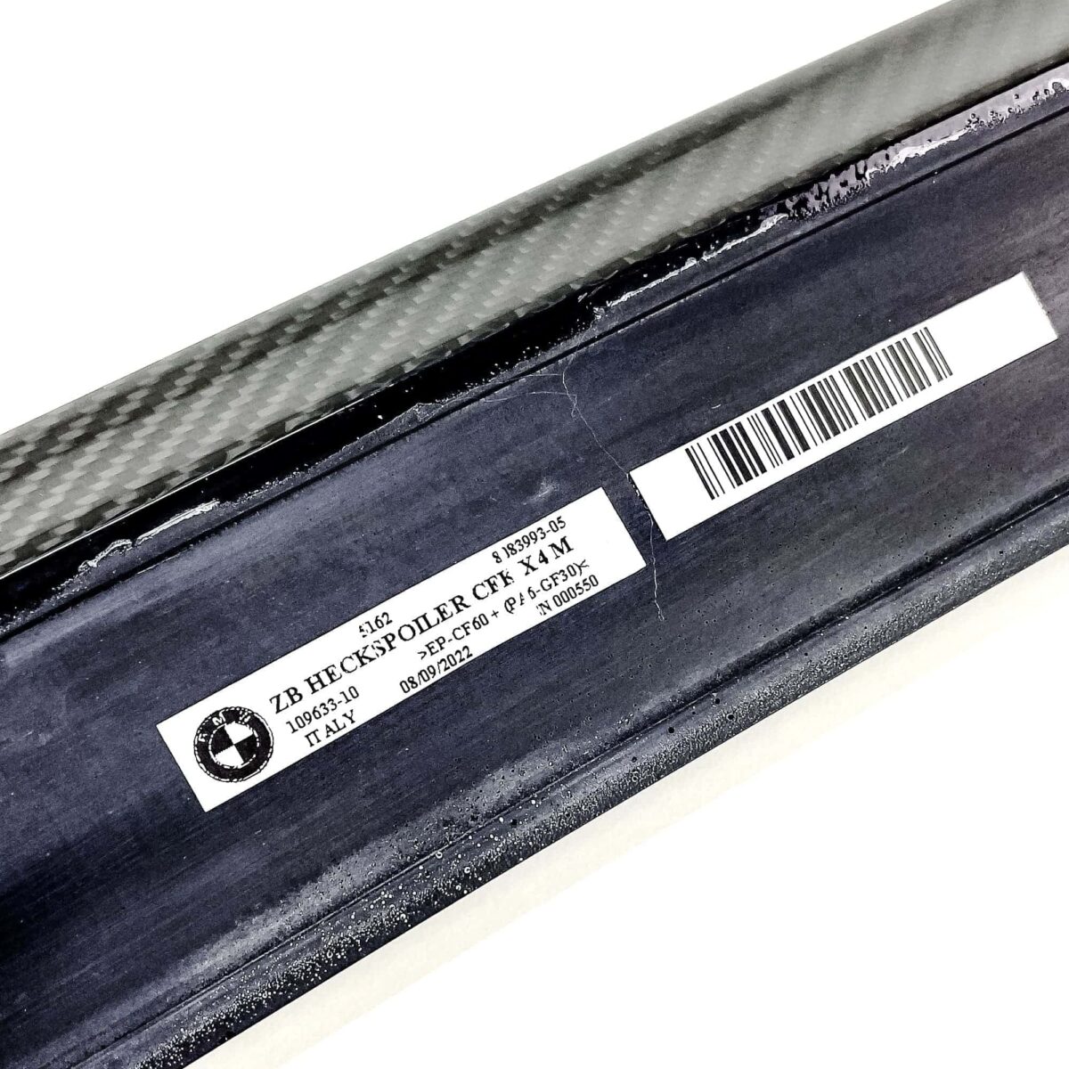 OEM BMW Carbon Fiber spoiler for X4M - 51628083993 - Image 6
