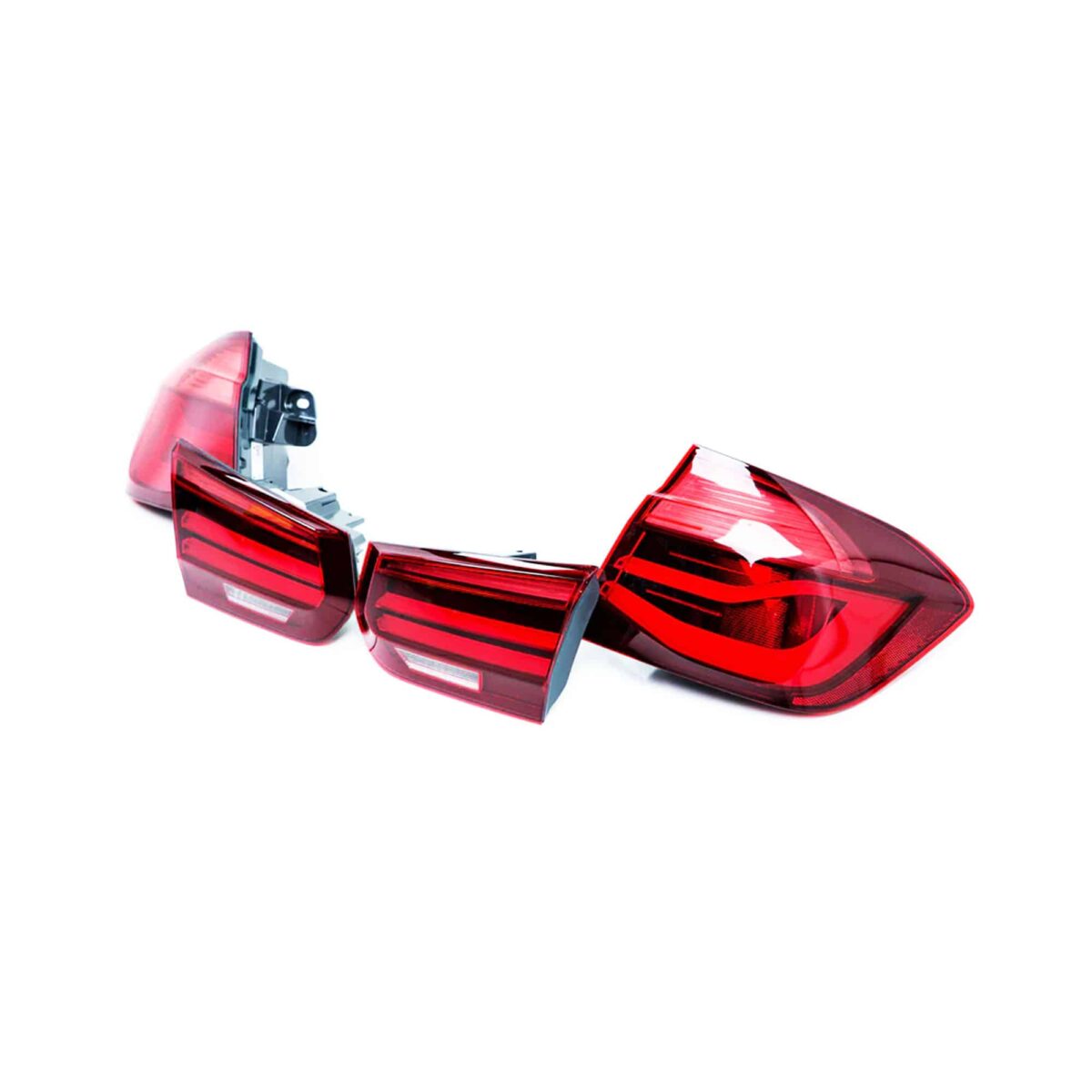 OEM BMW F30, F80 Shadow Line LCI rear lights set EU spec