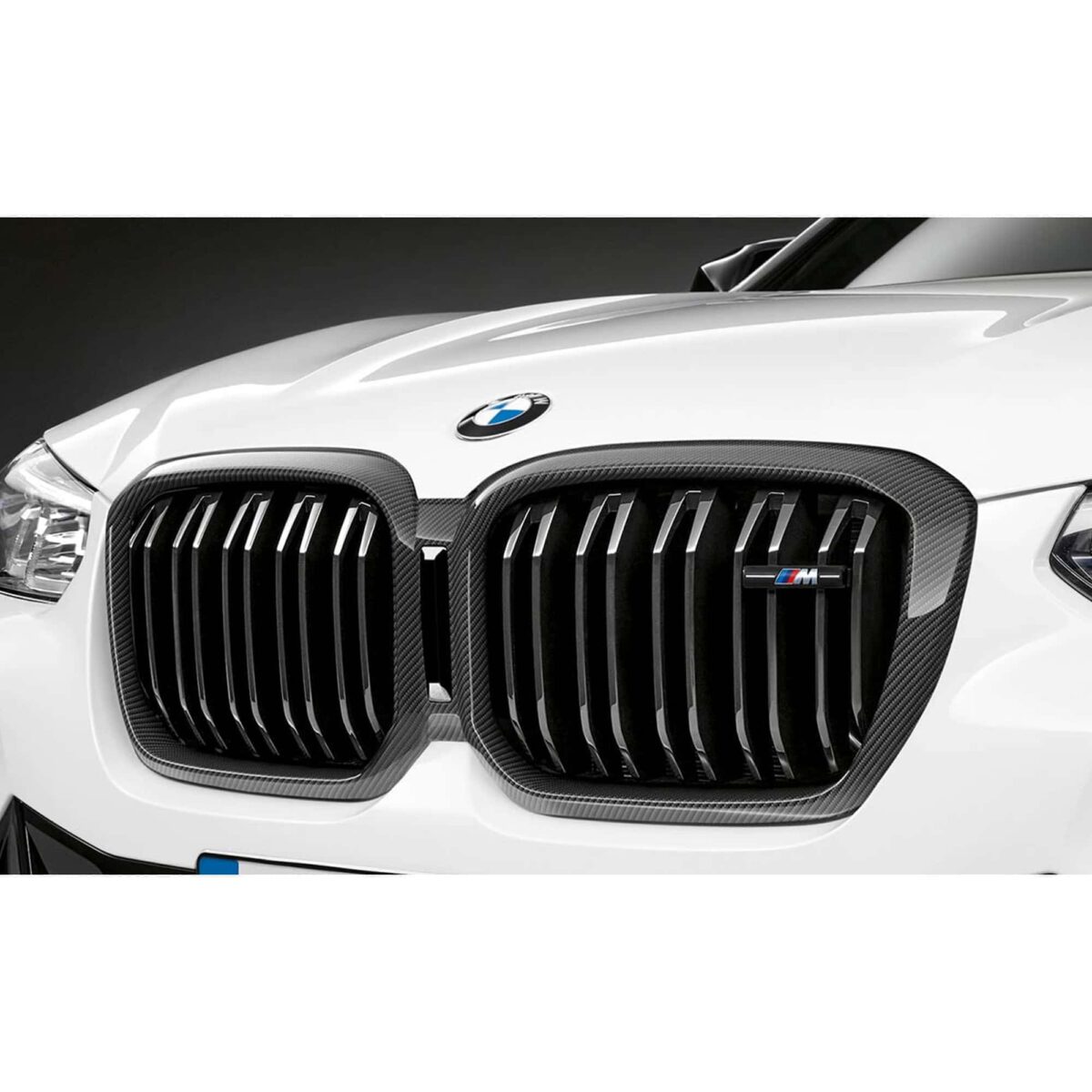 PaddleShifterz OEM BMW M Performance LCI Carbon fiber front grill - 51 71 9 628 252 X3M X4M F98 F97