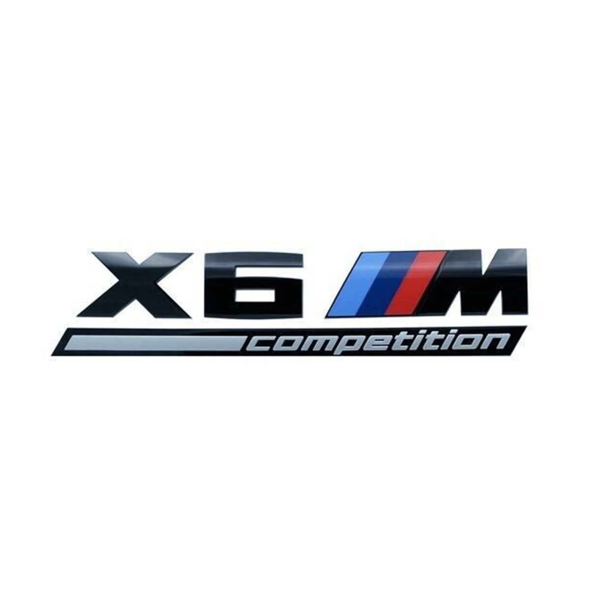 PaddleShifterz OEM BMW X6 F96M Competition gloss black badge 51 14 8 096 413