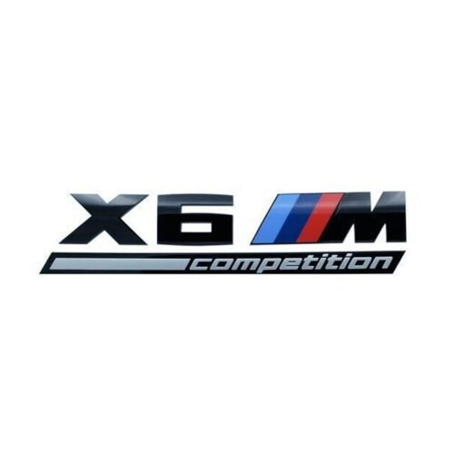 PaddleShifterz OEM BMW X6 F96M Competition gloss black badge 51 14 8 096 413