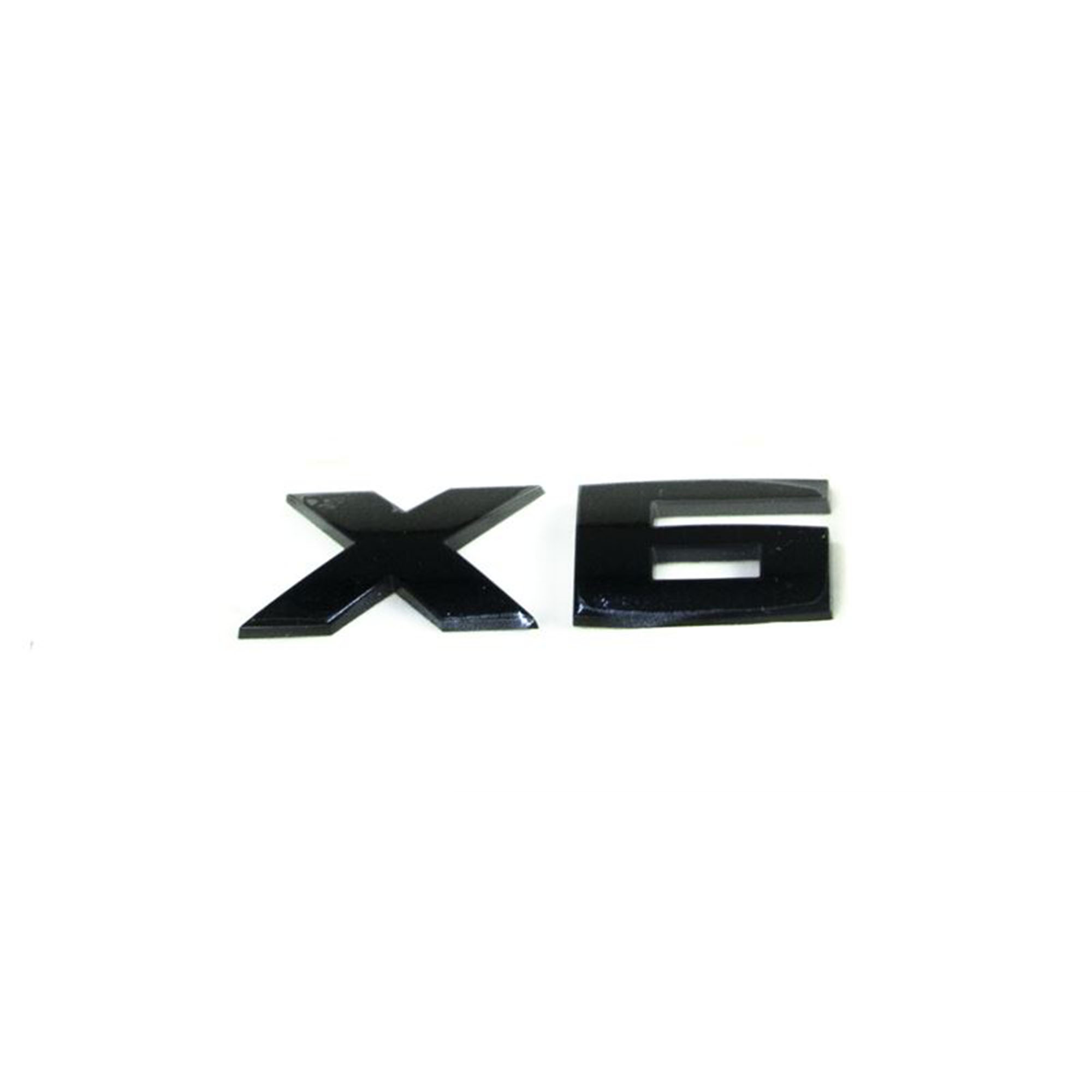 OEM BMW X6 Gloss Black Trunk Emblem - 51142472840