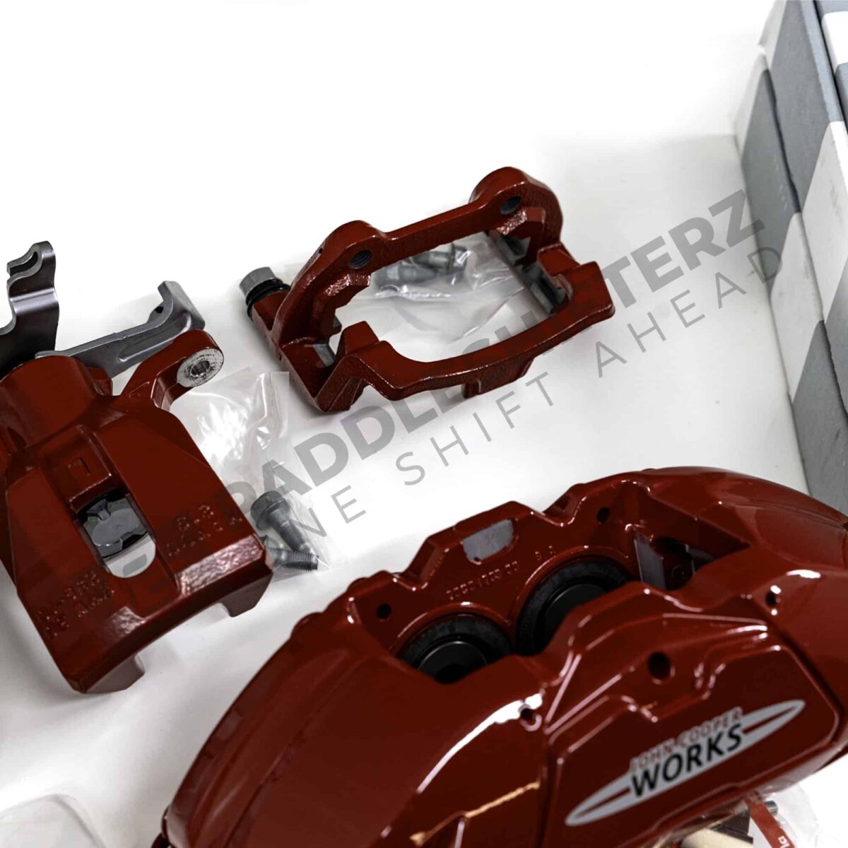 Rear brakes of OEM MINI JCW Big Brake Retrofit Kit JCW F5X – 34112352872