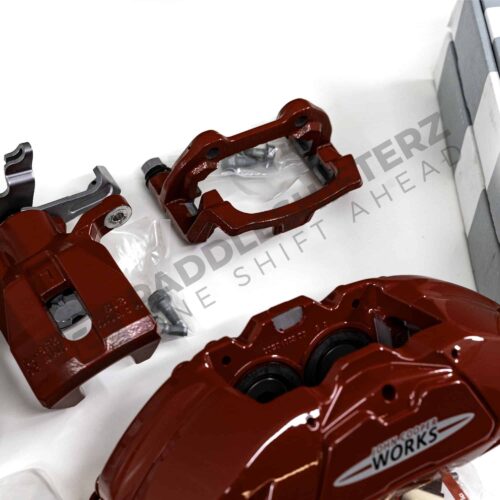 Rear brakes of OEM MINI JCW Big Brake Retrofit Kit JCW F5X – 34112352872