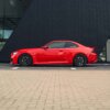 OEM BMW Forged 963M Frozen Gunmetal on a G87 M2 from the side