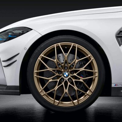 OEM BMW M Performance light alloy rim gold bronze matt front axle - 36108746991 - 9,5JX20 ET-20