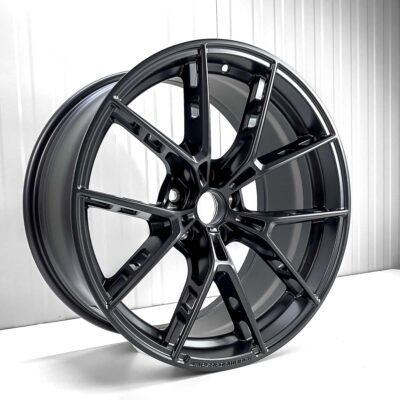 PaddleShifterz OEM BMW Forged 963M in Frozen Gunmetal wheel - 36108746990 photographed from the front