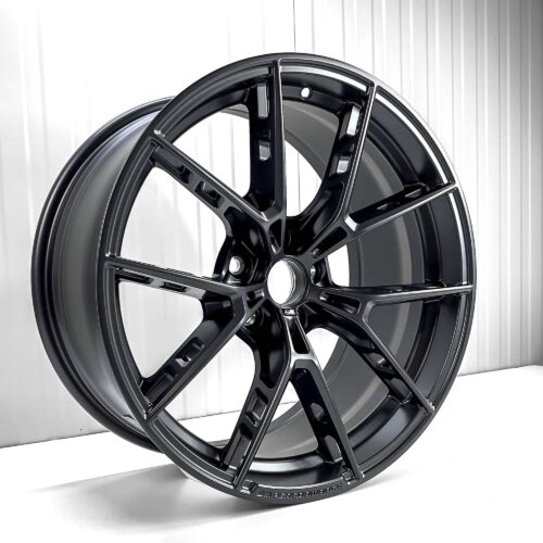 PaddleShifterz OEM BMW Forged 963M in Frozen Gunmetal wheel - 36108746990 photographed from the front