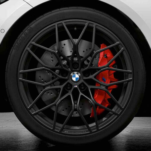 PaddleShifterz OEM BMW M Performance light alloy rim black matt front axle - 36109502044 - 9,5JX20 ET-20