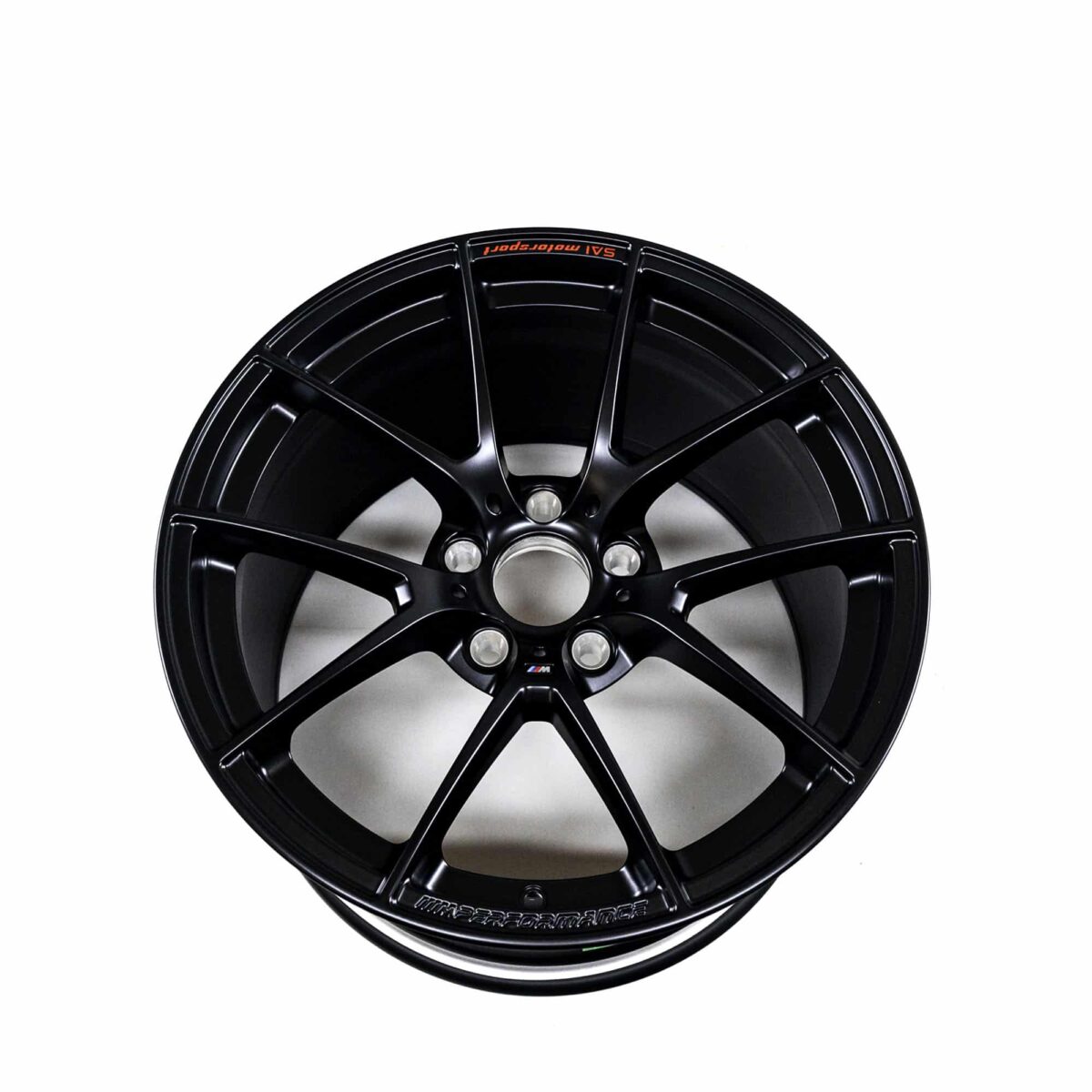 OEM BMW M4 GT4 Motorsport matte black rim - 36108431617 – Bild 6