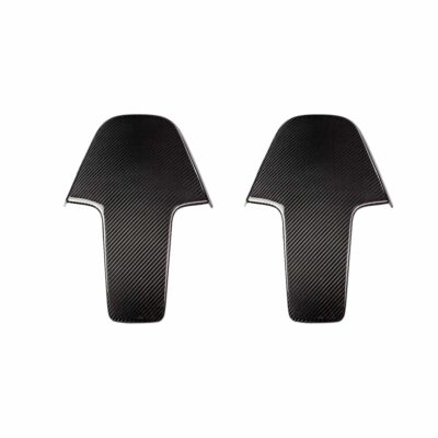 Carbon fiber seat back headrest covers - 2 pieces