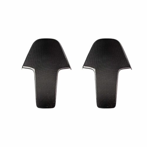 Carbon fiber seat back headrest covers - 2 pieces