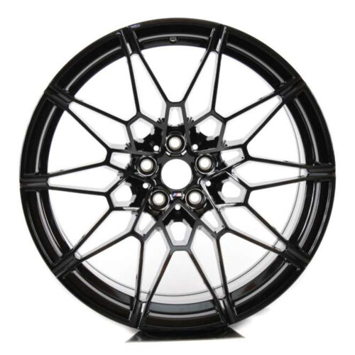 PaddleShifterz OEM BMW Aluminum rim M double spoke 826 jet black uni 9.5J x 19 ET 20 front axle M3 G80 M4 G82 - 36108093838