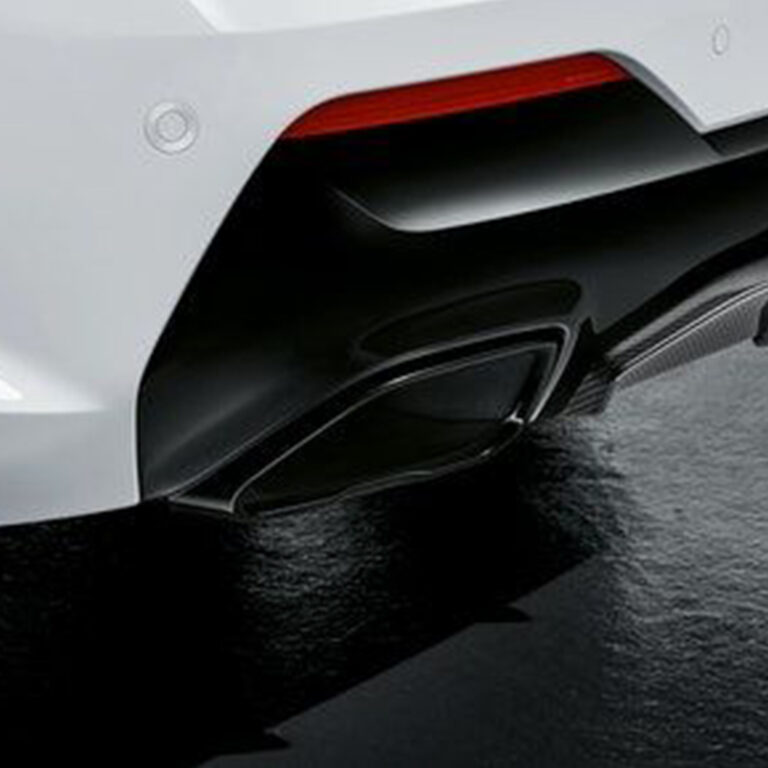 OEM BMW G2X LCI black chrome tailpipes - 51 12 8 093 303, 51 12 8 093 304 2
