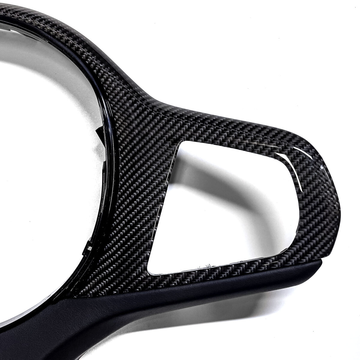 OEM BMW M Performance carbon steering wheel trim 32302459671 - Image 3