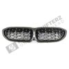 OEM BMW Cerium Grey M340i front grille - 51135A07604 top view
