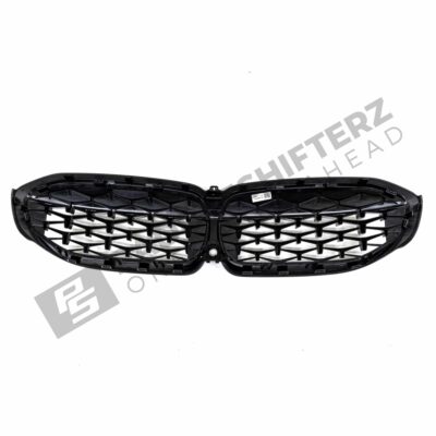 OEM BMW Cerium Grey M340i front grille - 51135A07604 rear view