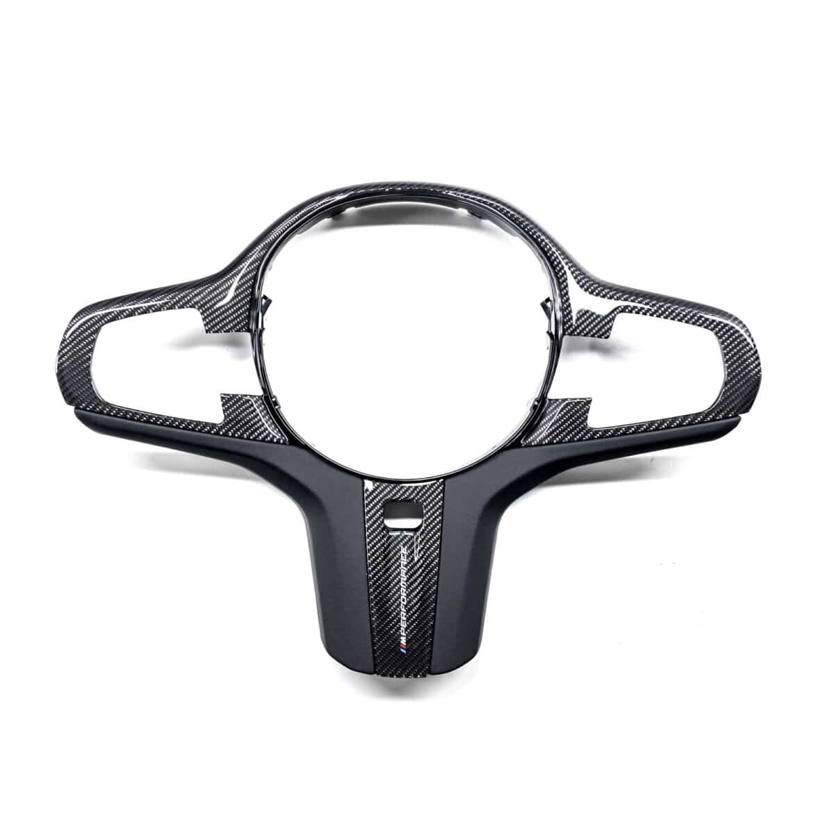 OEM BMW M Performance carbon steering wheel trim 32302457717