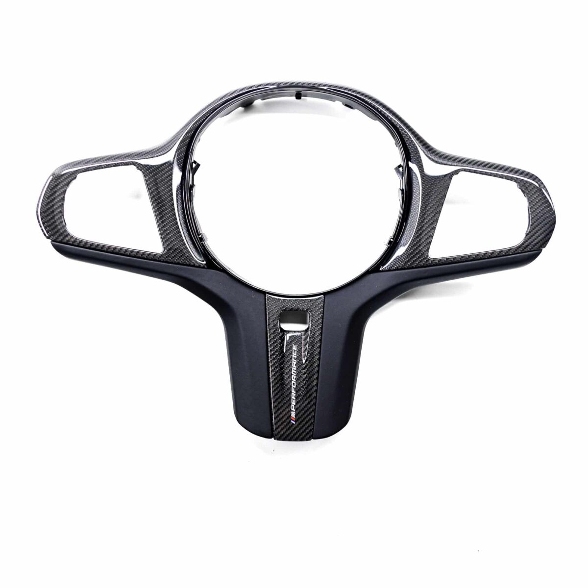 Beschädigt - BMW M Performance Carbon Lenkradverkleidung 32302471439