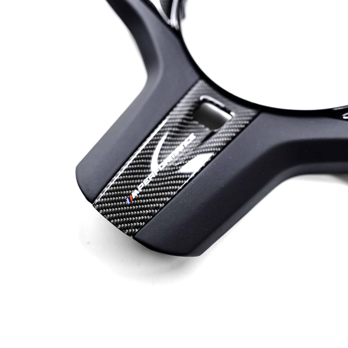 OEM BMW M Performance carbon steering wheel trim 32302471439 - Image 2