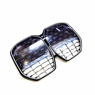 Alternative view of OEM BMW Shadowline front grille G26 i4 - 51139463247, 51139463248