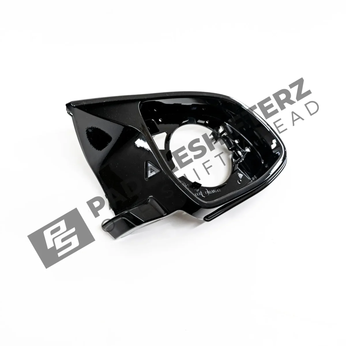 OEM BMW Black mirror supporting ring, right - 51168060322 side