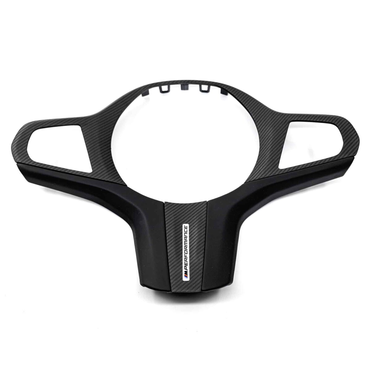 OEM BMW Carbon fiber steering wheel trim 32302463595