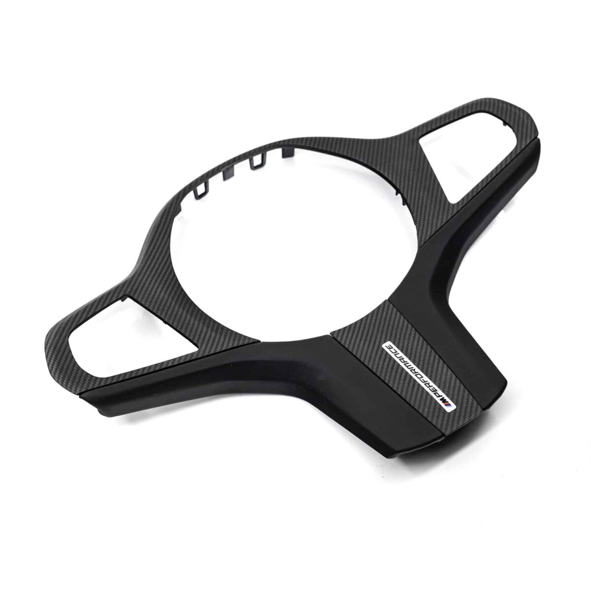 OEM BMW Carbon fiber steering wheel trim 32302463595