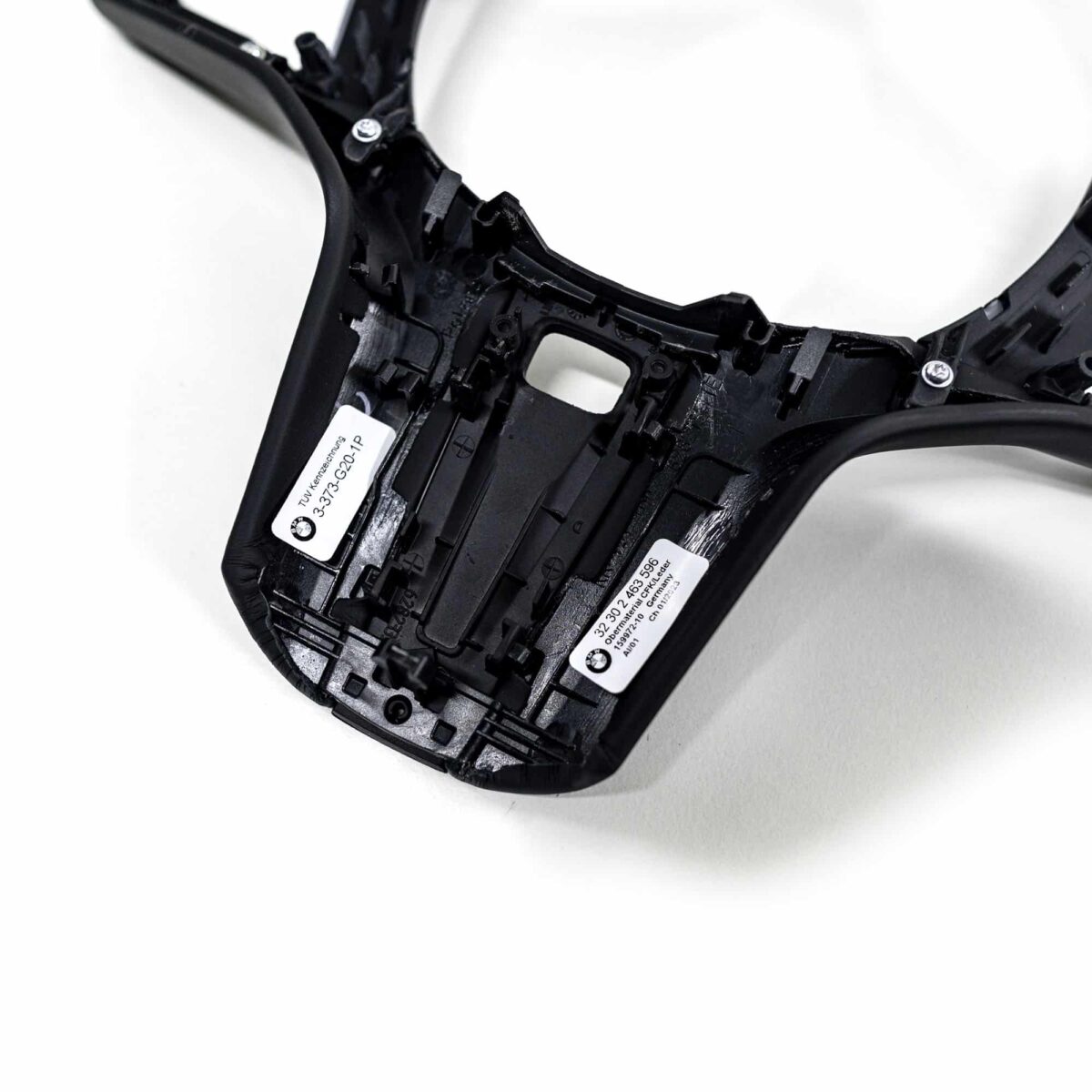 OEM BMW Carbon fiber steering wheel trim 32302463596